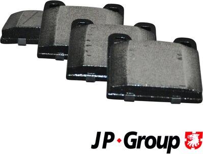 JP Group 4963700210 - Тормозные колодки, дисковые, комплект autosila-amz.com