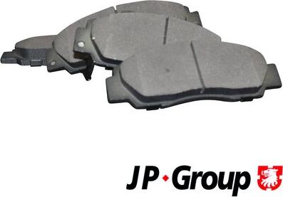 JP Group 4463600510 - Тормозные колодки, дисковые, комплект autosila-amz.com