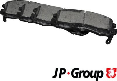 JP Group 4663600110 - Тормозные колодки, дисковые, комплект autosila-amz.com