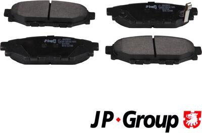 JP Group 4663700310 - Тормозные колодки, дисковые, комплект autosila-amz.com