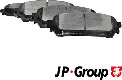 JP Group 4663700210 - Тормозные колодки, дисковые, комплект autosila-amz.com