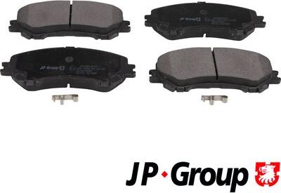 JP Group 4063604810 - Тормозные колодки, дисковые, комплект autosila-amz.com
