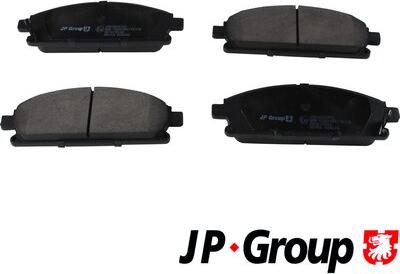 JP Group 4063604310 - Тормозные колодки, дисковые, комплект autosila-amz.com