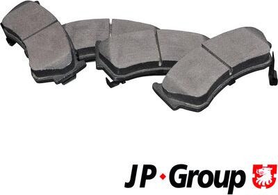 JP Group 4063600410 - Тормозные колодки, дисковые, комплект autosila-amz.com