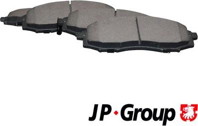 JP Group 4063600510 - Тормозные колодки, дисковые, комплект autosila-amz.com