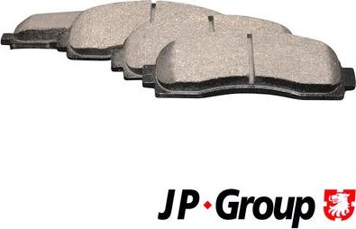 JP Group 4063601110 - Комплект тормозных колодок, дисковый тормоз autosila-amz.com