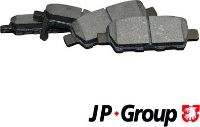 JP Group 4063700610 - Тормозные колодки, дисковые, комплект autosila-amz.com