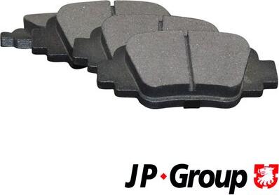 JP Group 4063700210 - Тормозные колодки, дисковые, комплект autosila-amz.com