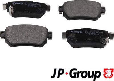 JP Group 4063701110 - Тормозные колодки, дисковые, комплект autosila-amz.com
