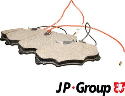 JP Group 4163604310 - Тормозные колодки, дисковые, комплект autosila-amz.com