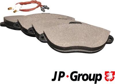 JP Group 4163600610 - Тормозные колодки, дисковые, комплект autosila-amz.com