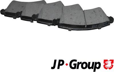 JP Group 4163601310 - Тормозные колодки, дисковые, комплект autosila-amz.com