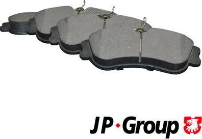 JP Group 4163601710 - Тормозные колодки, дисковые, комплект autosila-amz.com