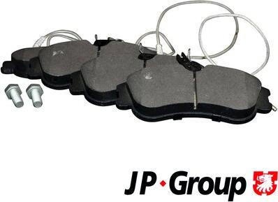 JP Group 4163603810 - Тормозные колодки, дисковые, комплект autosila-amz.com