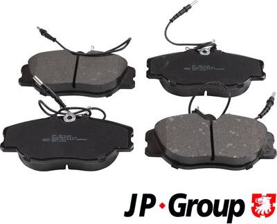 JP Group 4163603310 - Тормозные колодки, дисковые, комплект autosila-amz.com