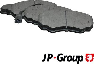 JP Group 4163602410 - Тормозные колодки, дисковые, комплект autosila-amz.com