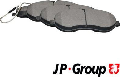 JP Group 4163602610 - Тормозные колодки, дисковые, комплект autosila-amz.com