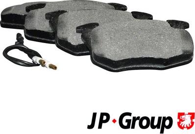 JP Group 4163602810 - Тормозные колодки, дисковые, комплект autosila-amz.com