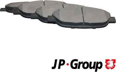 JP Group 4163602710 - Тормозные колодки, дисковые, комплект autosila-amz.com