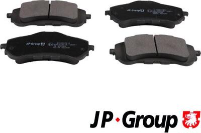 JP Group 4163607810 - Тормозные колодки, дисковые, комплект autosila-amz.com