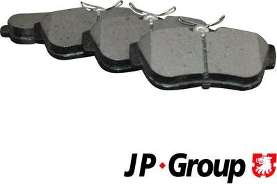 JP Group 4163700810 - Тормозные колодки, дисковые, комплект autosila-amz.com