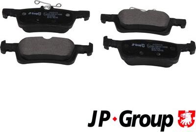 JP Group 4163701510 - Тормозные колодки, дисковые, комплект autosila-amz.com