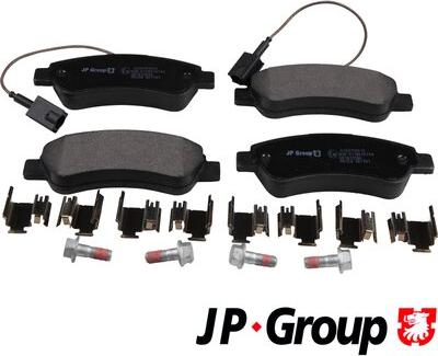 JP Group 4163701610 - Тормозные колодки, дисковые, комплект autosila-amz.com