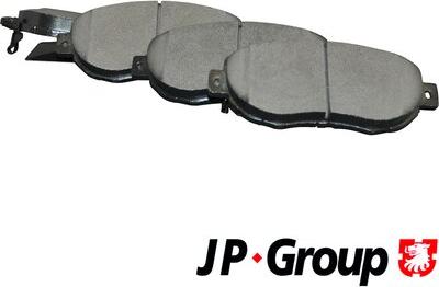 JP Group 4863600410 - Тормозные колодки, дисковые, комплект autosila-amz.com