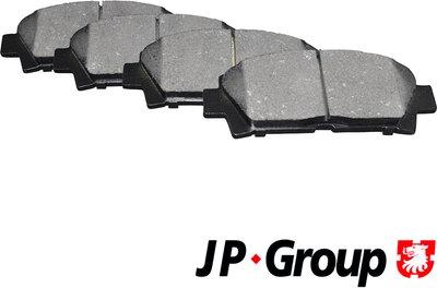 JP Group 4863600110 - Тормозные колодки, дисковые, комплект autosila-amz.com