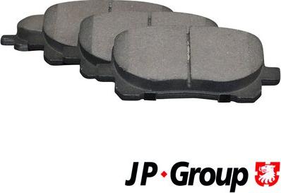 JP Group 4863600810 - Тормозные колодки, дисковые, комплект autosila-amz.com