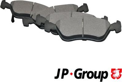 JP Group 4863600210 - Тормозные колодки, дисковые, комплект autosila-amz.com