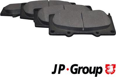 JP Group 4863600710 - Тормозные колодки, дисковые, комплект autosila-amz.com