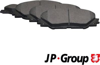 JP Group 4863601410 - Тормозные колодки, дисковые, комплект autosila-amz.com