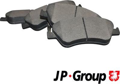 JP Group 4863601810 - Тормозные колодки, дисковые, комплект autosila-amz.com