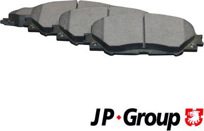 JP Group 4863601310 - Тормозные колодки, дисковые, комплект autosila-amz.com