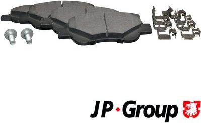 JP Group 4863602610 - Тормозные колодки, дисковые, комплект autosila-amz.com