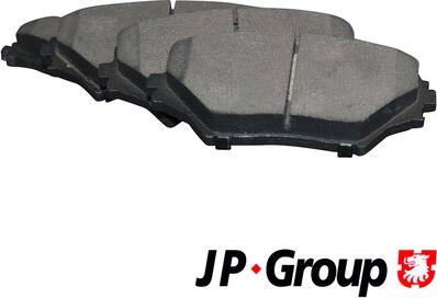 JP Group 4863602310 - Тормозные колодки, дисковые, комплект autosila-amz.com