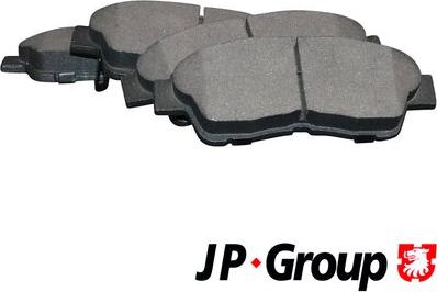 JP Group 4863602710 - Тормозные колодки, дисковые, комплект autosila-amz.com