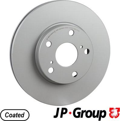JP Group 4863104600 - Тормозной диск autosila-amz.com