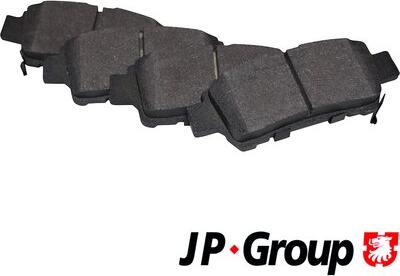JP Group 4863700510 - Тормозные колодки, дисковые, комплект autosila-amz.com