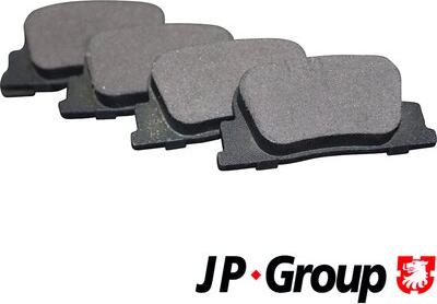 JP Group 4863700610 - Тормозные колодки, дисковые, комплект autosila-amz.com