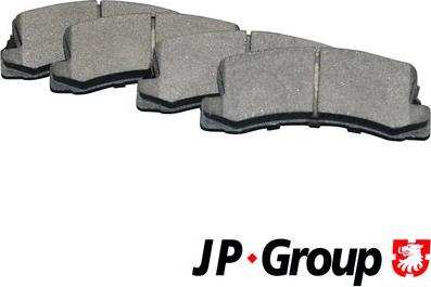 JP Group 4863700110 - Тормозные колодки, дисковые, комплект autosila-amz.com