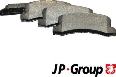 JP Group 4863700210 - Тормозные колодки, дисковые, комплект autosila-amz.com