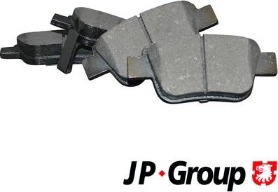 JP Group 4863701410 - Комплект тормозных колодок, дисковый тормоз autosila-amz.com