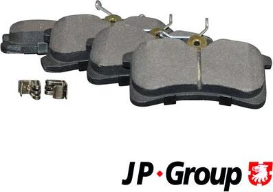 JP Group 4863701510 - Тормозные колодки, дисковые, комплект autosila-amz.com