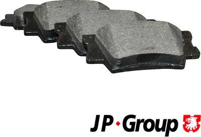 JP Group 4863701810 - Тормозные колодки, дисковые, комплект autosila-amz.com