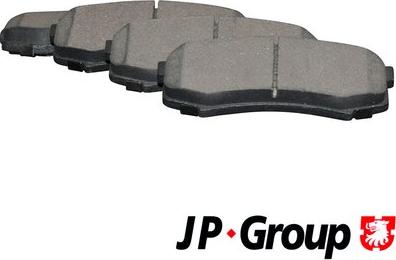 JP Group 4863701710 - Тормозные колодки, дисковые, комплект autosila-amz.com