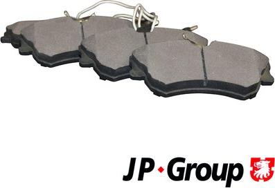 JP Group 4363600410 - Тормозные колодки, дисковые, комплект autosila-amz.com