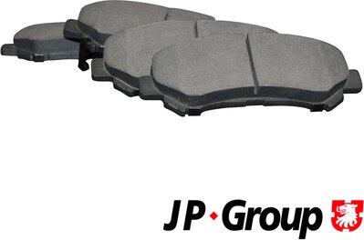 JP Group 4363600810 - Тормозные колодки, дисковые, комплект autosila-amz.com