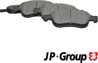 JP Group 4363601210 - Тормозные колодки, дисковые, комплект autosila-amz.com